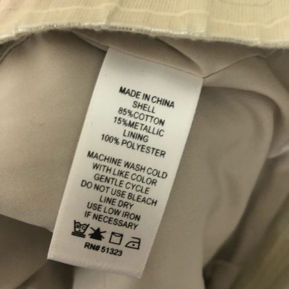 NWT 1. State Metallic Pleated Mini Skirt - Picture 8 of 8